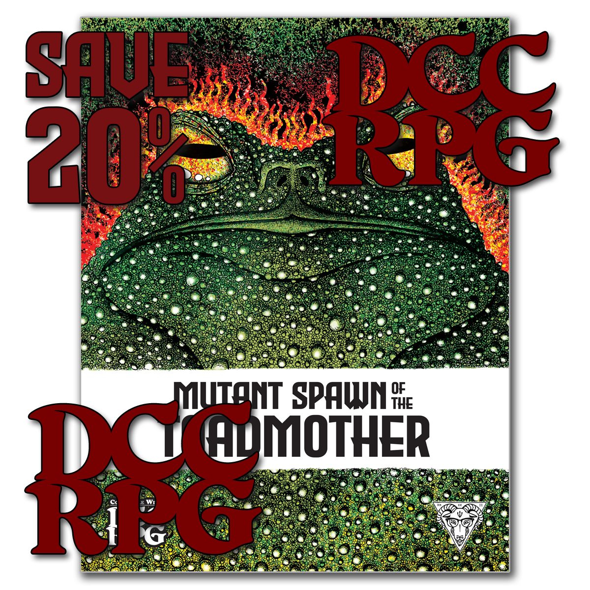 Mutant Spawn of the Toadmother 5E & DCC RPG (Print+PDF) Save 20%!