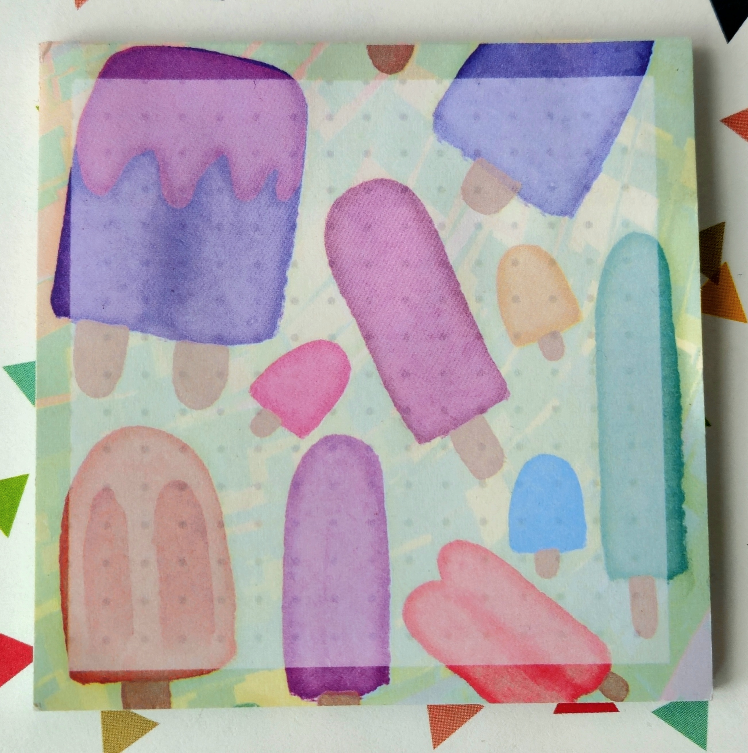 3"x3" Popsicle Sticky Note