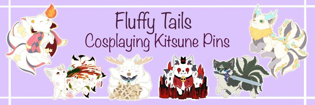 Fluffy Tails- Cosplaying Kitsune Pins