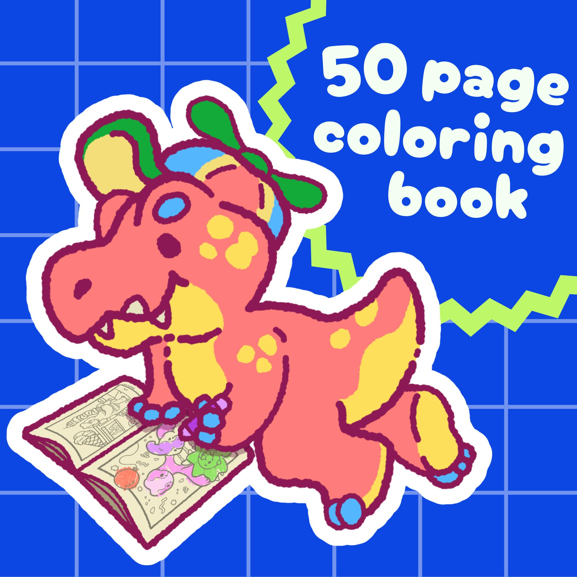 50 Page Coloring Book