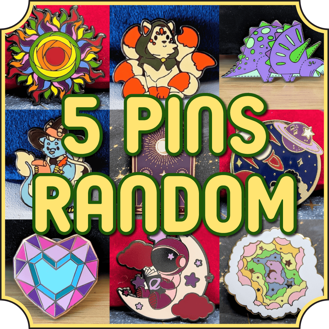 5 Random Pins Bundle