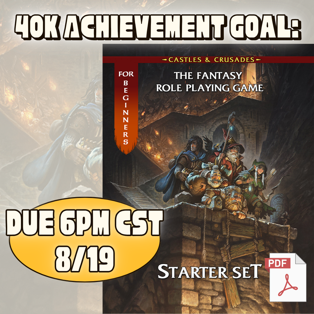 DUE 6pm CST TODAY: Get a FREE Digital C&C Starter Set!