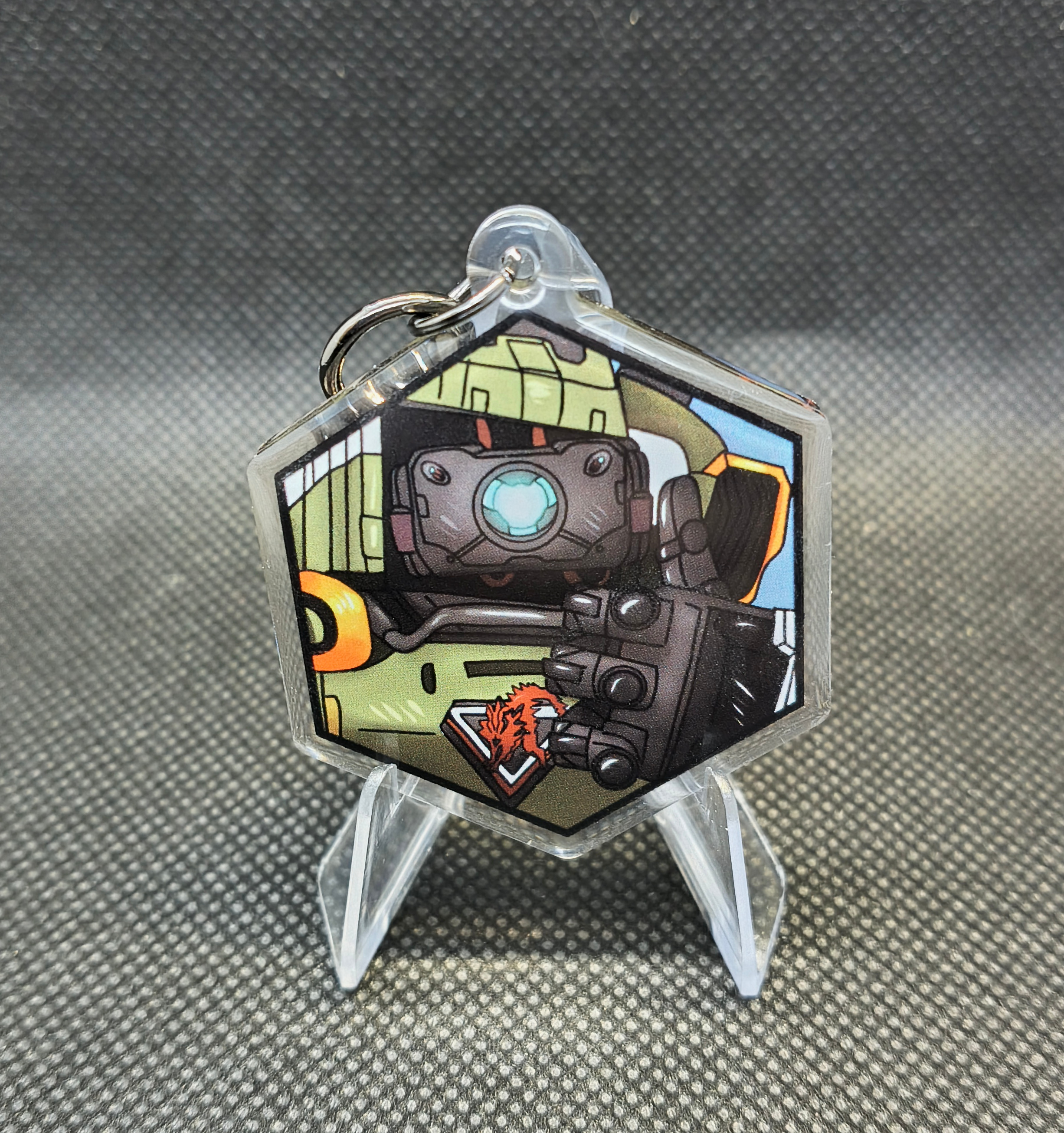 BT thumbs up keyring 