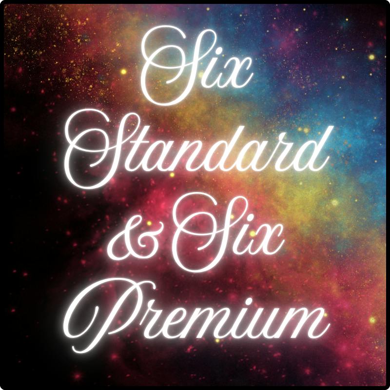 Six Standard & Six Premium Pins