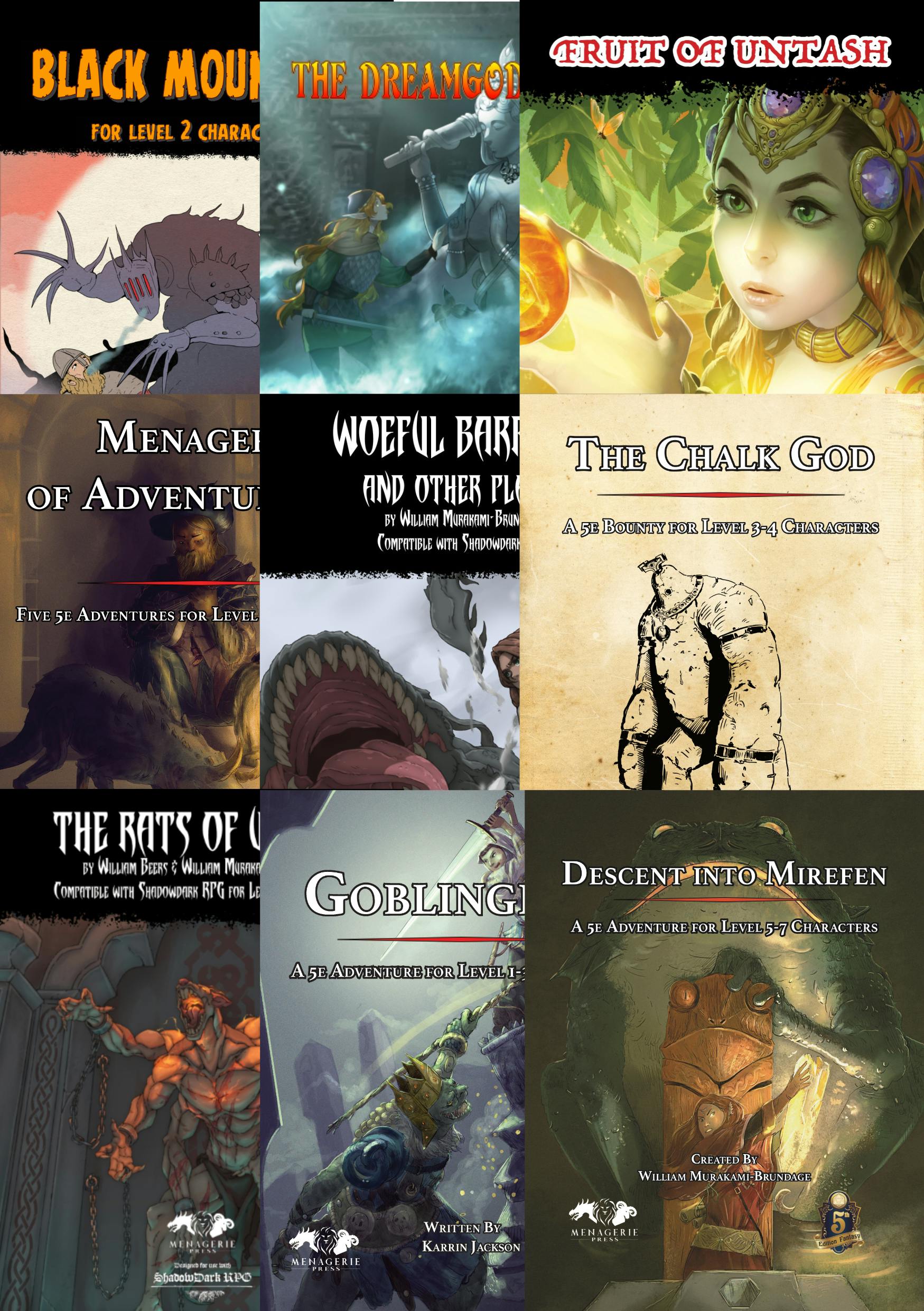 Menagerie Press PDF Bundle