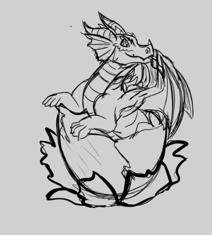 red dragon Hatchling