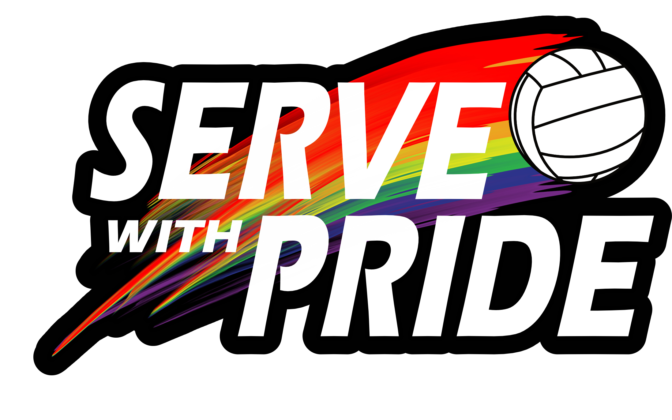 Serve with Pride Sticker