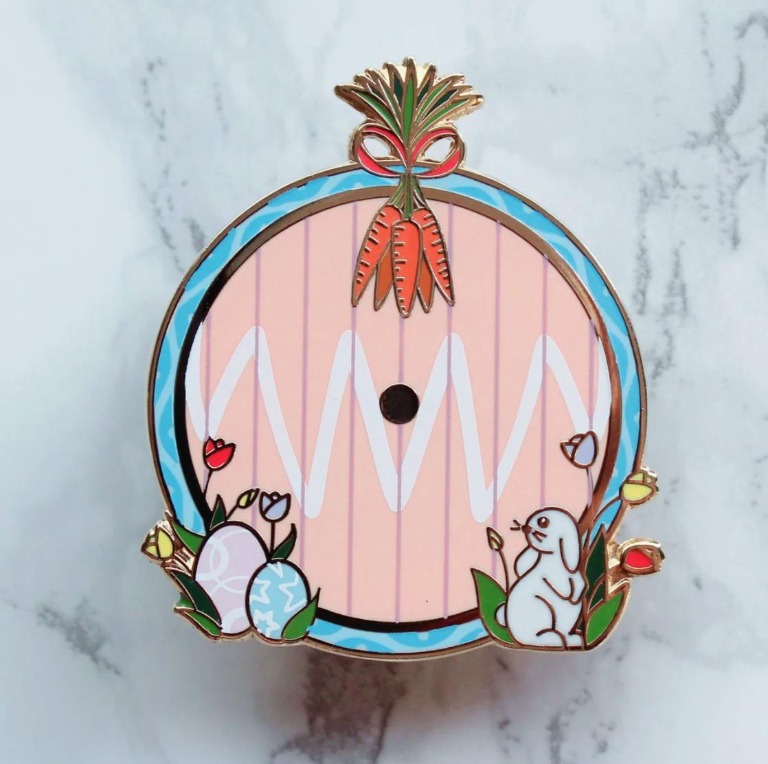 Pastel Spring Door Enamel Pin
