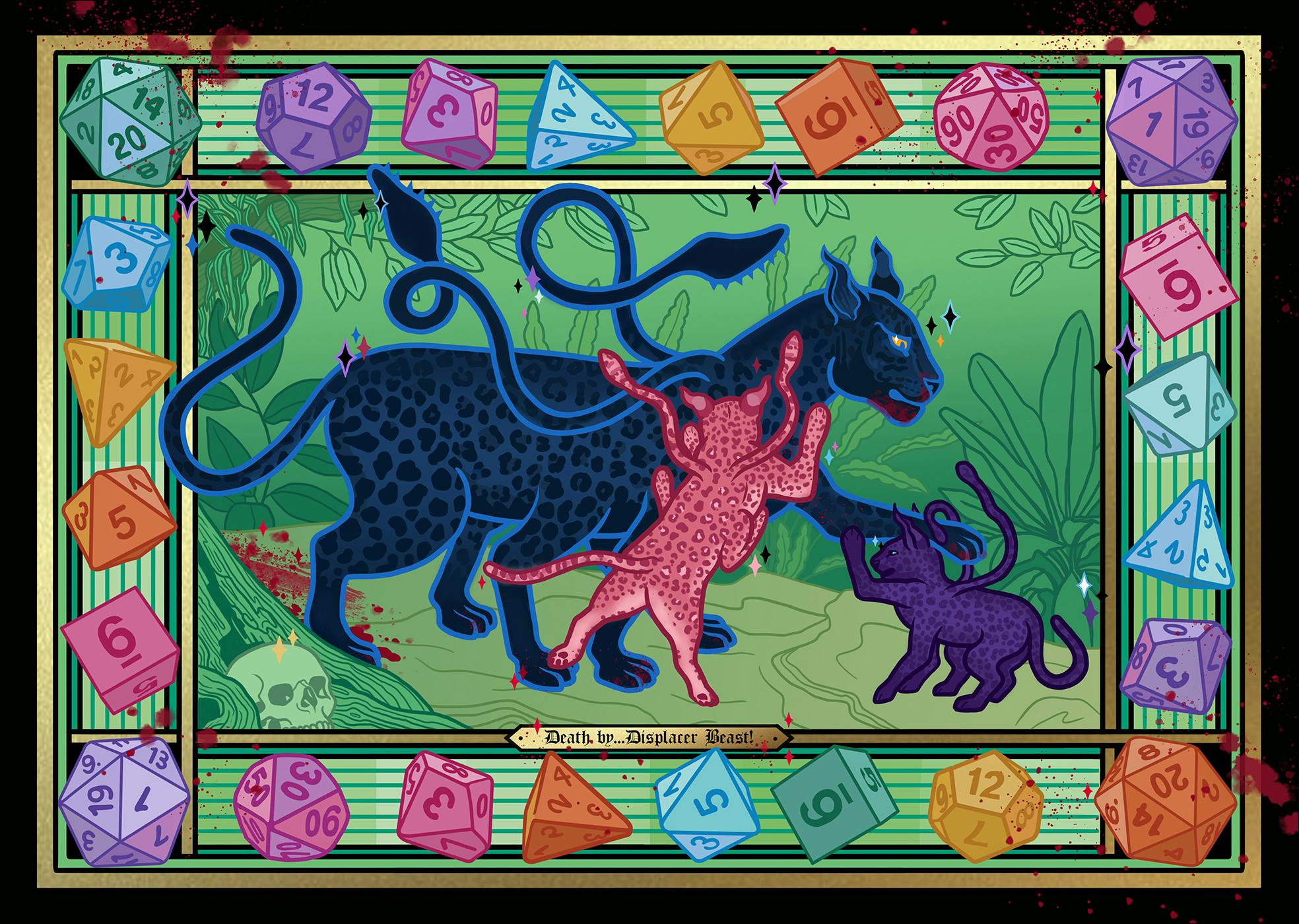 Displacer print