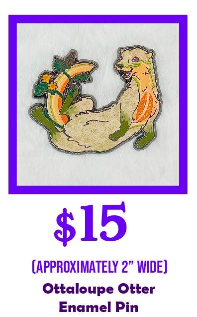 Ottaloupe Otter Enamel Pin