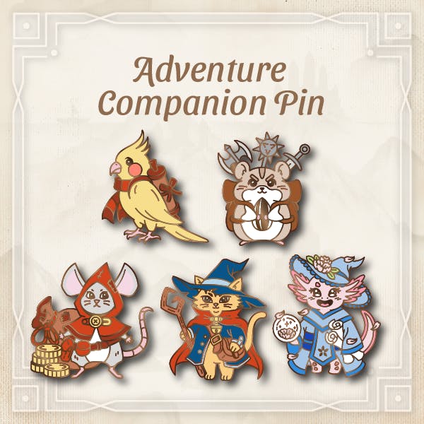 1 Adventure Companion Pin