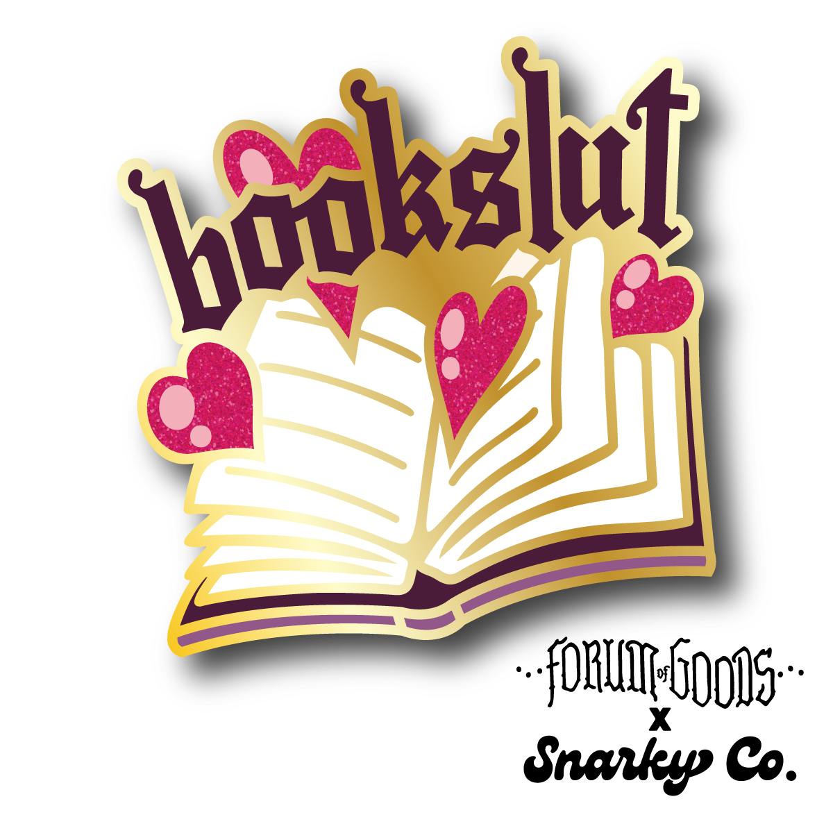 Snarky Co. X FOG - Bookslut Pin
