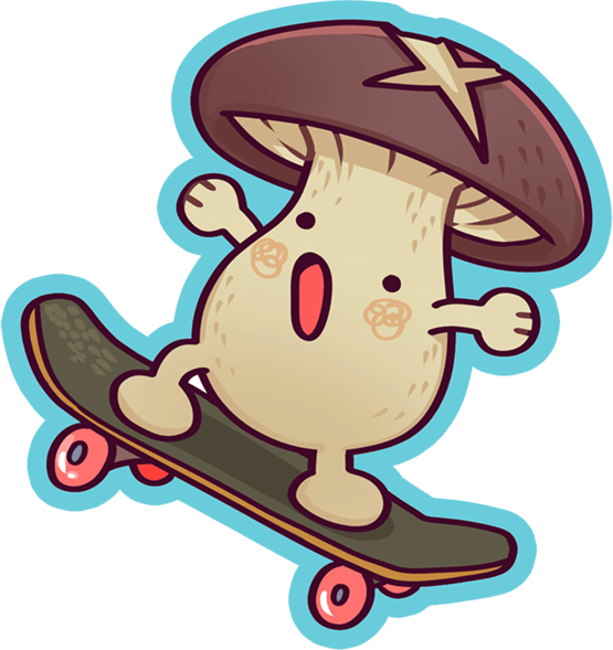 Skateboard Sticker