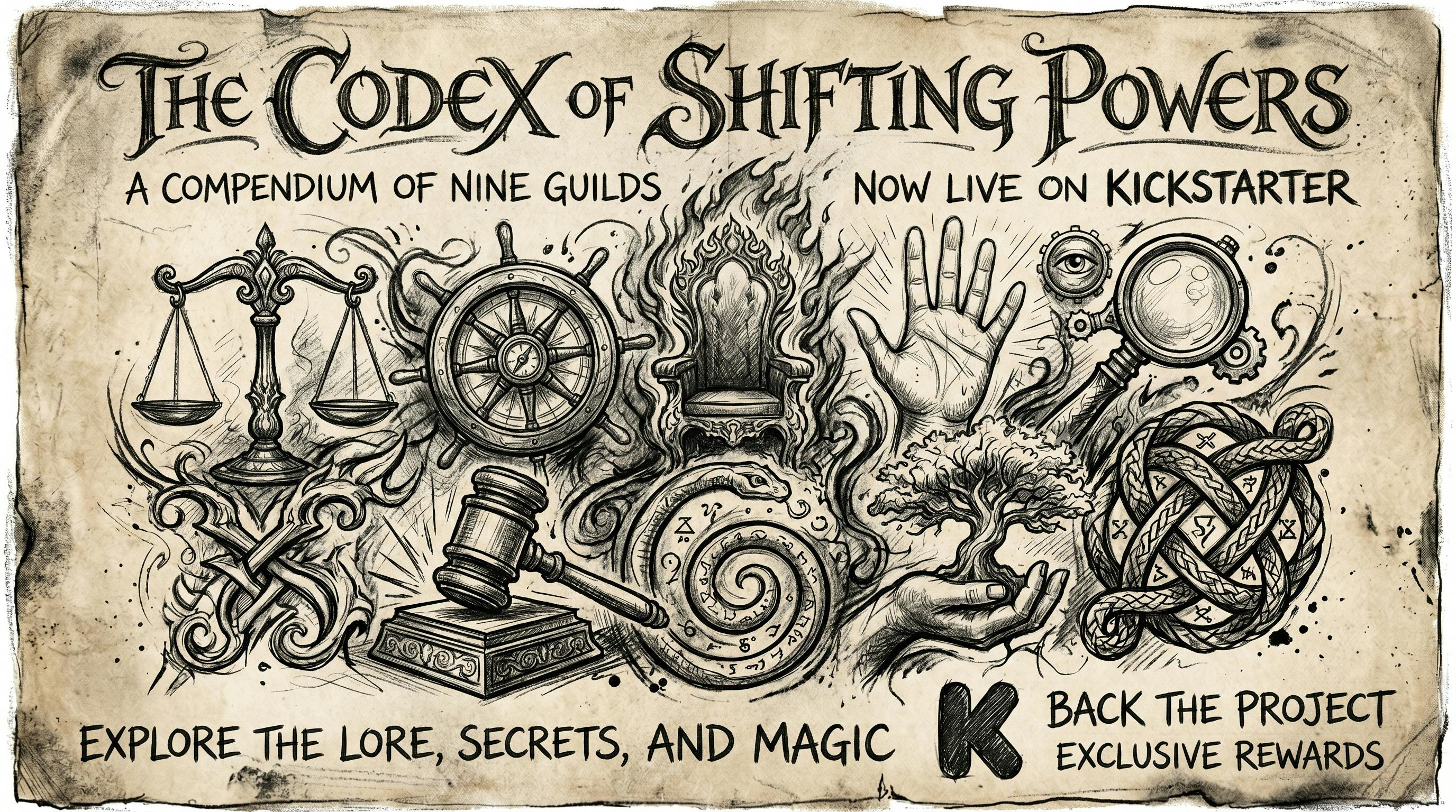 The Codex of Shifting Powers & The Nine Guild Concord