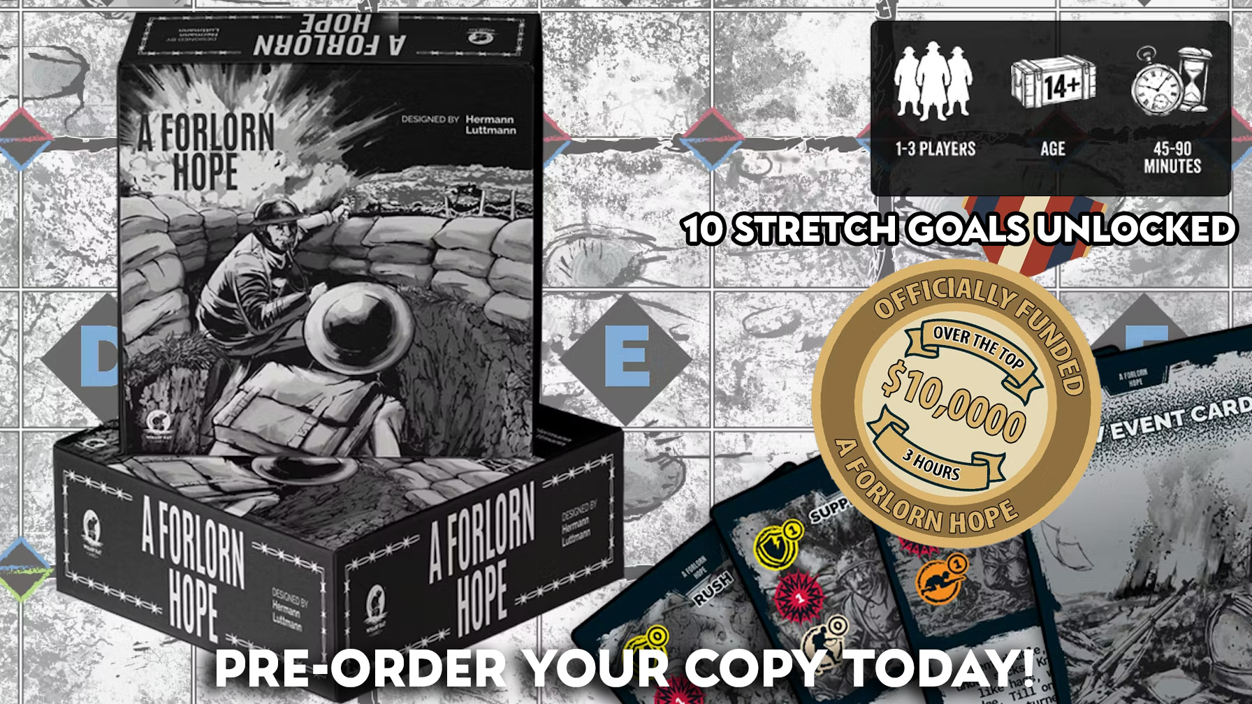 A Forlorn Hope - A Push-Your-Luck Game by Hermann Luttmann