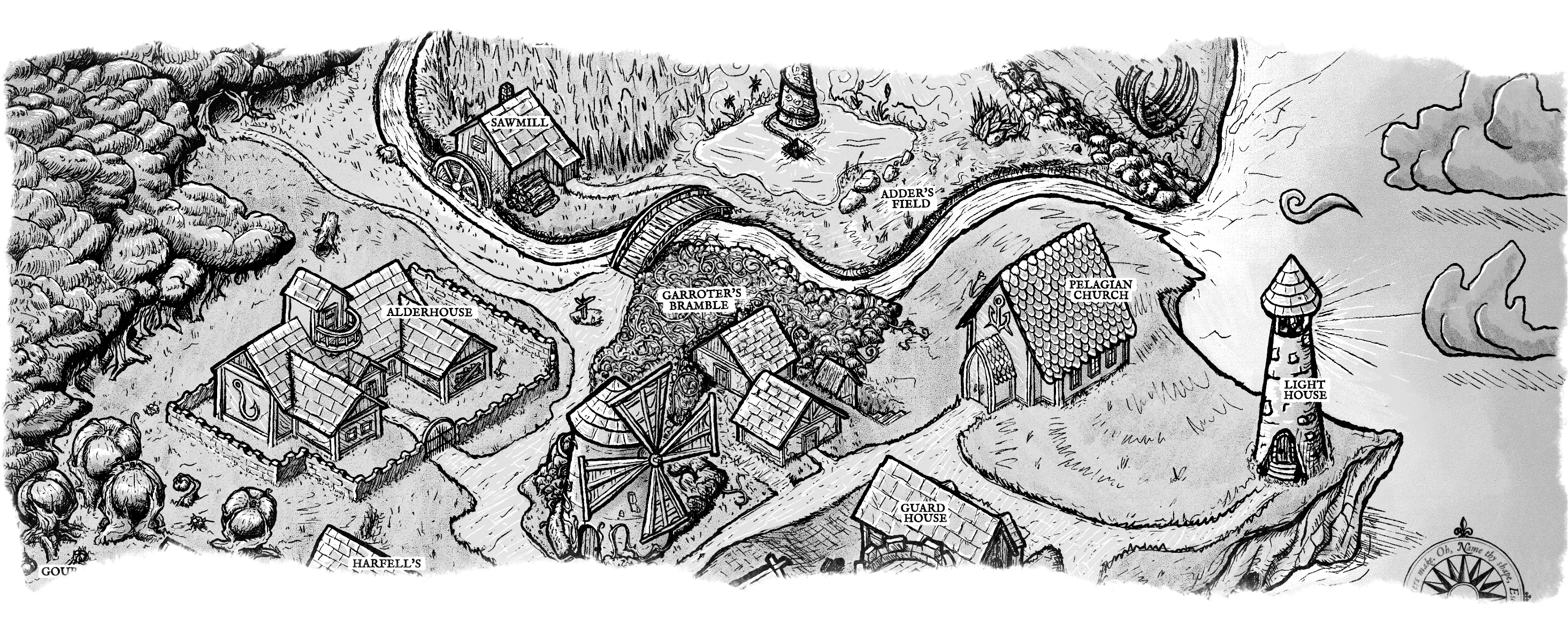 Gradient in Thirds: A Trio of Old-School Adventures Project Update: Map ...
