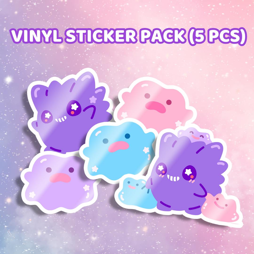 Vinyl Sticker Pack (5 pcs)
