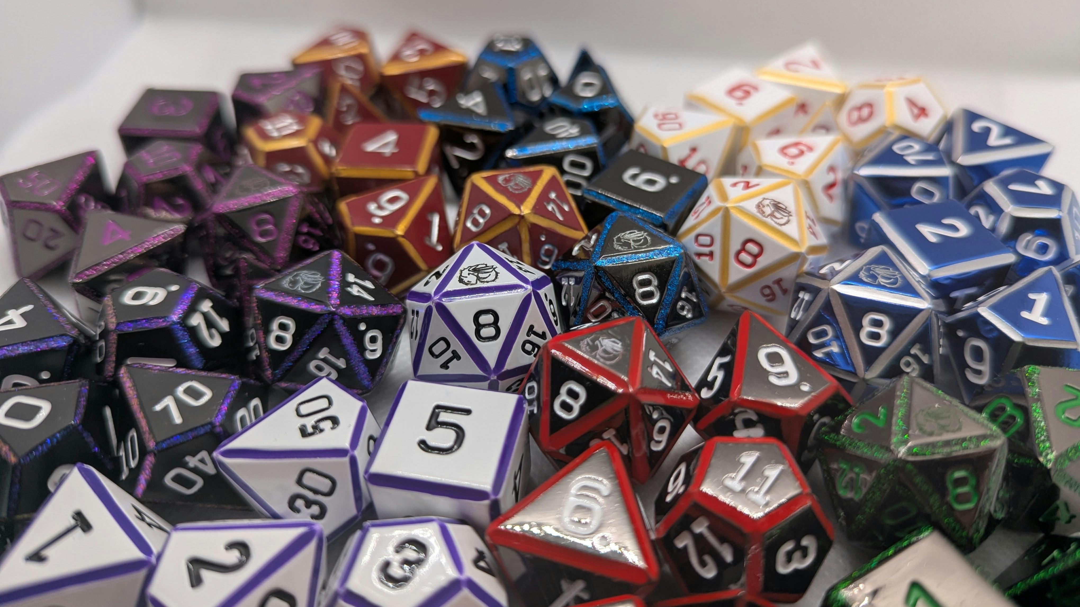 Sci-Fi Metal Dice Sets