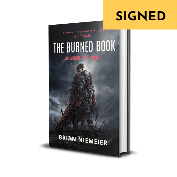 Signed Burned Book Hardcover