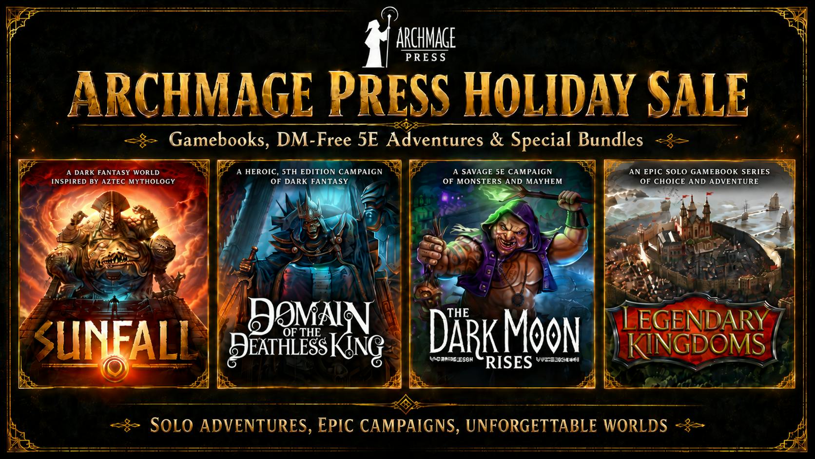 Archmage Press Holiday Sale