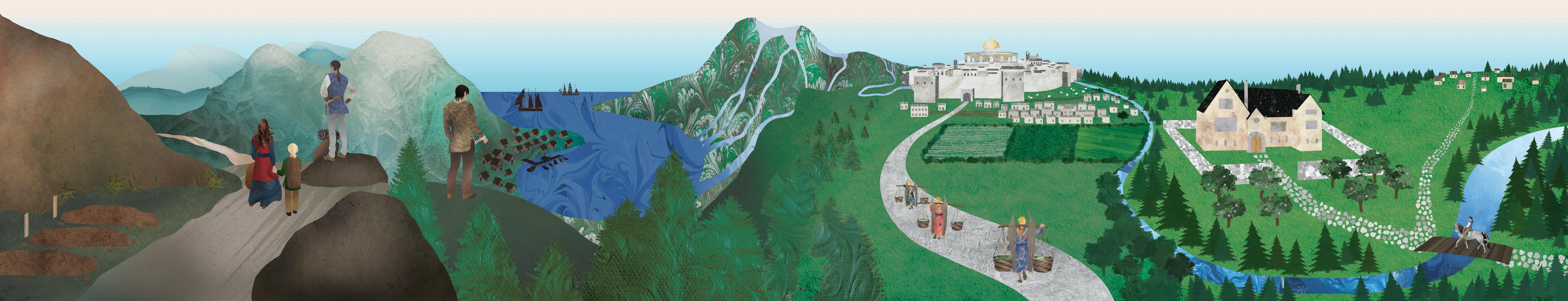 the complete landscape scroll