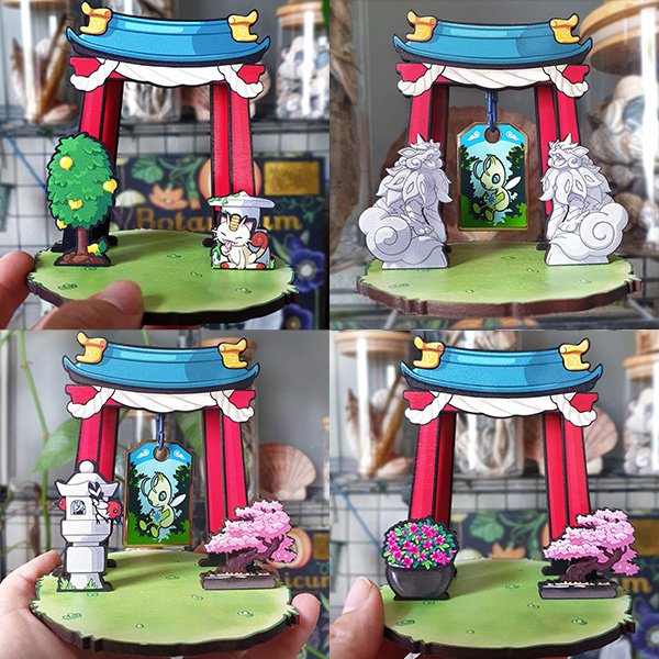 4 variations of The Shrine