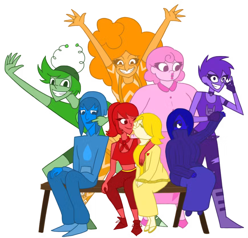 Colors of the Rainbow: An animated series that asks the question 'what if the HTML color hex was a society?'