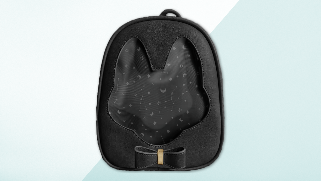 Foxy Ita Bag - BLACK - Bow with Gold Hardware