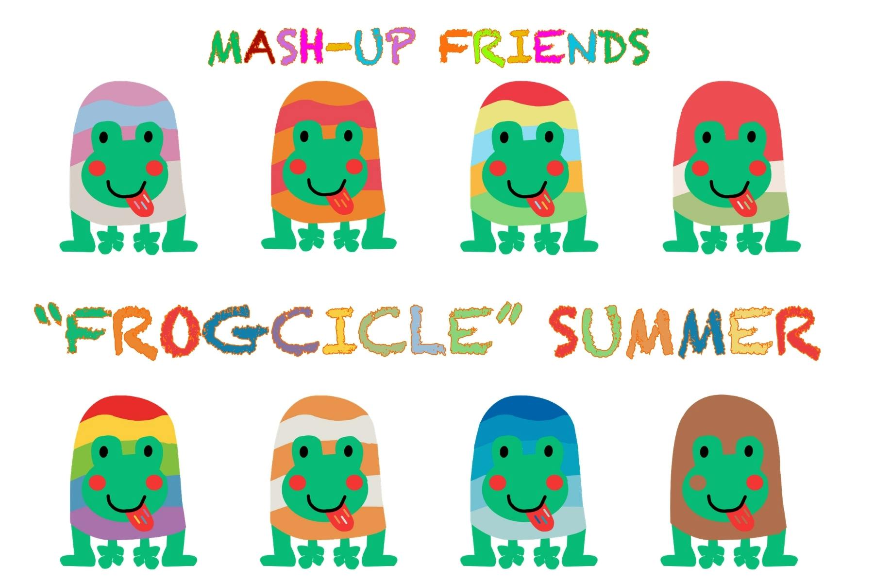 🍦 Mash-up Friends: Frogcicle Summer Pins 🍦