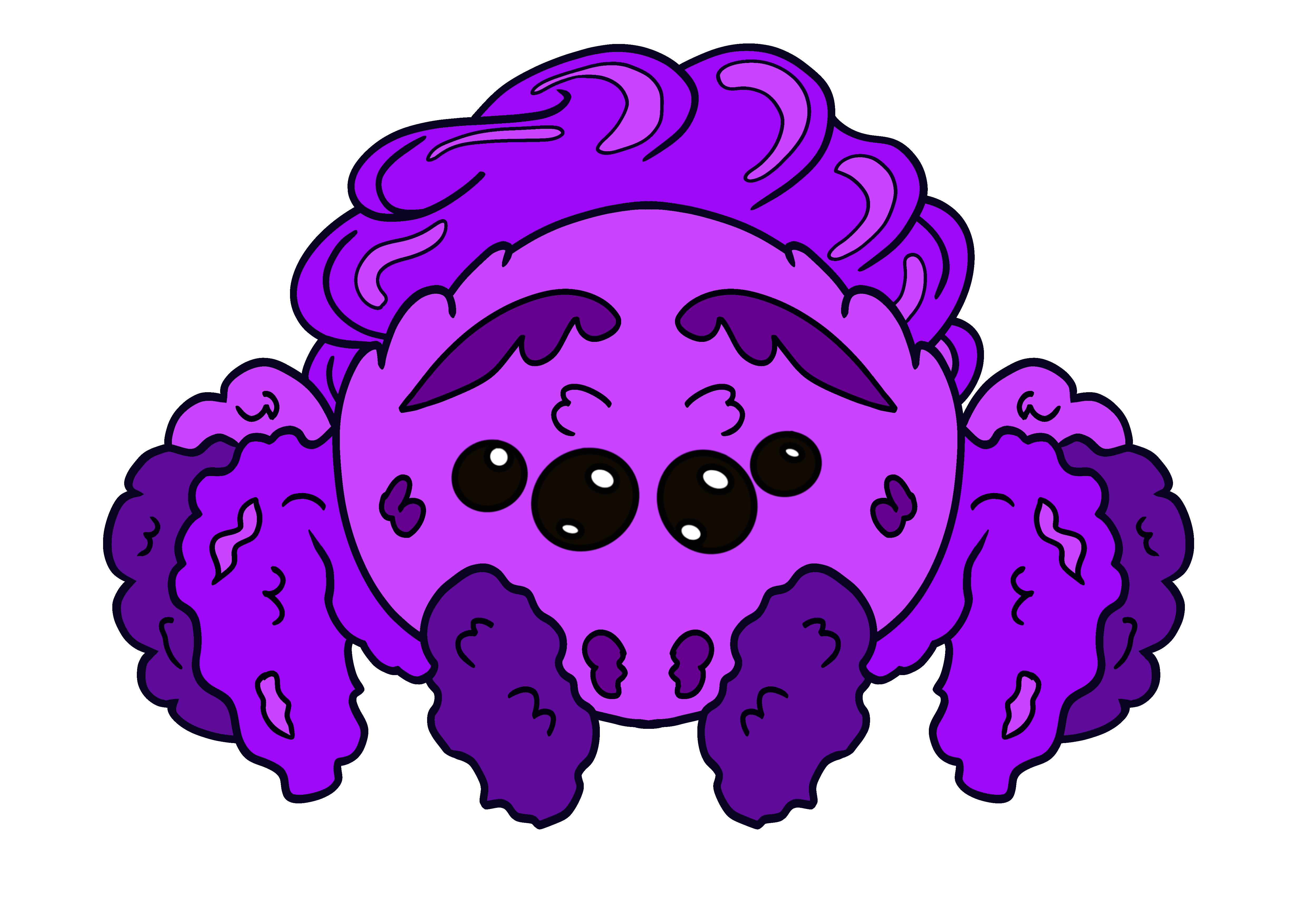 Candy Floss Purple Jumping Spider