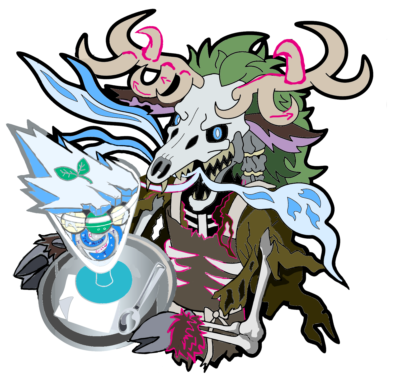 WENDIGO: IceScream Cryptid - Hard Enamel Pin