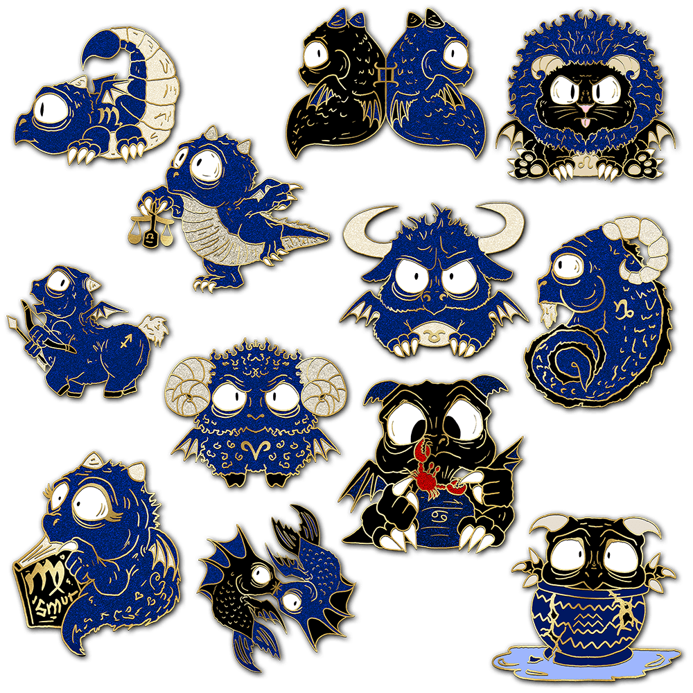 Zodiac Derpy STICKER (Full Set - 12 stickers)