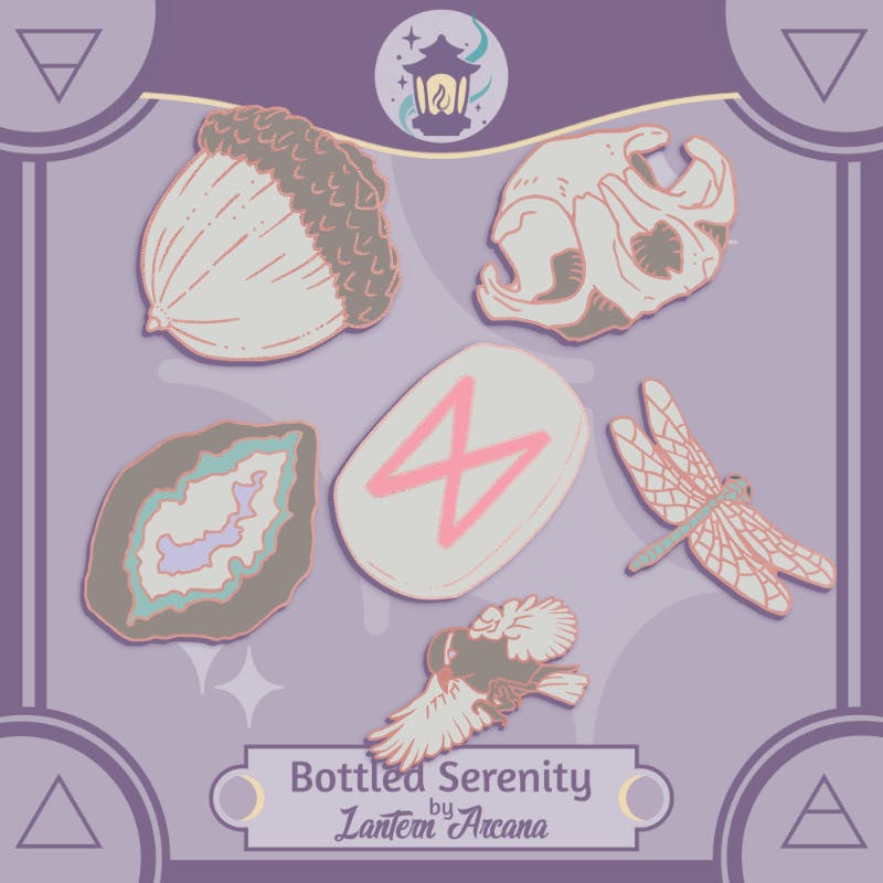Bottled Serenity Mini Pin