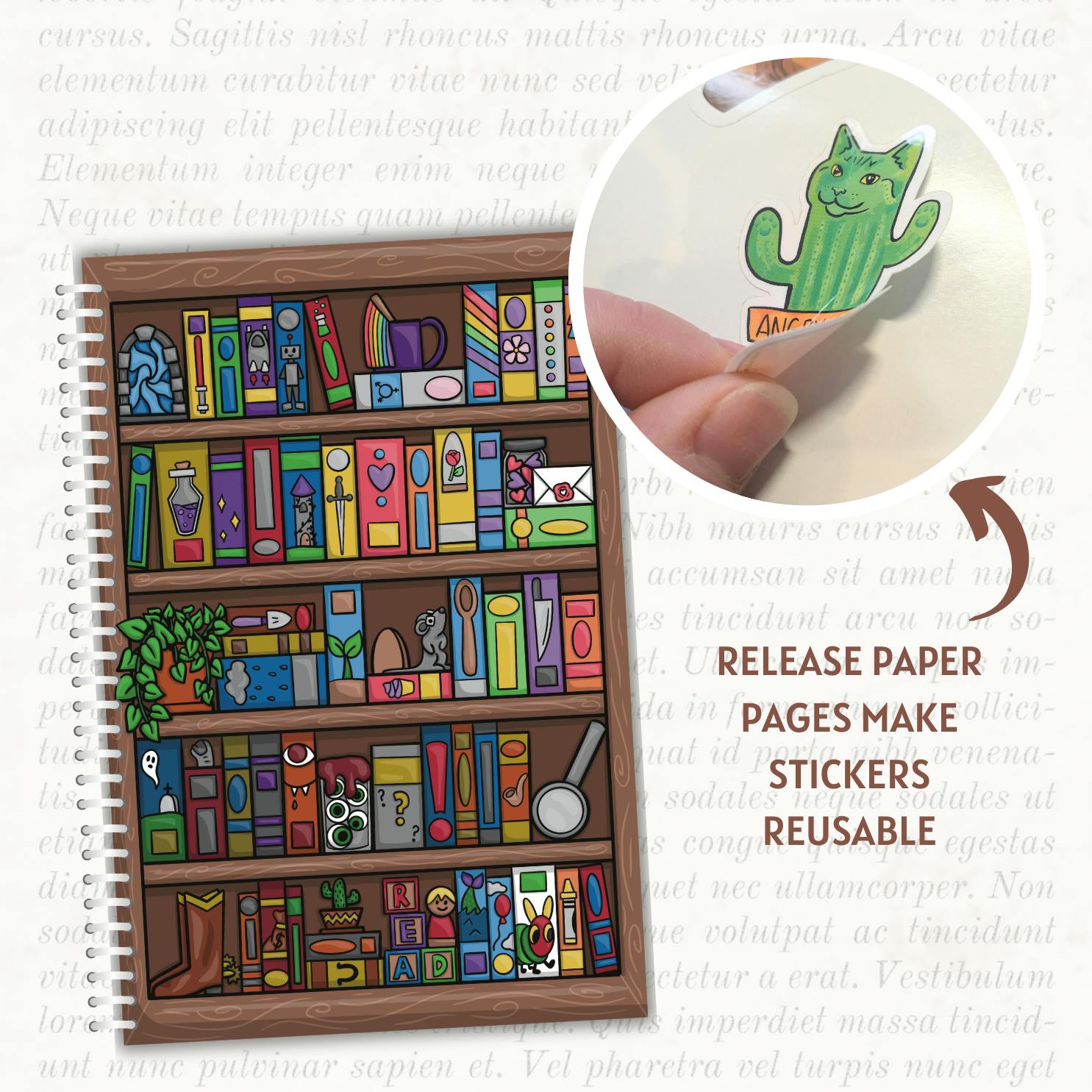 Reusable Sticker Book