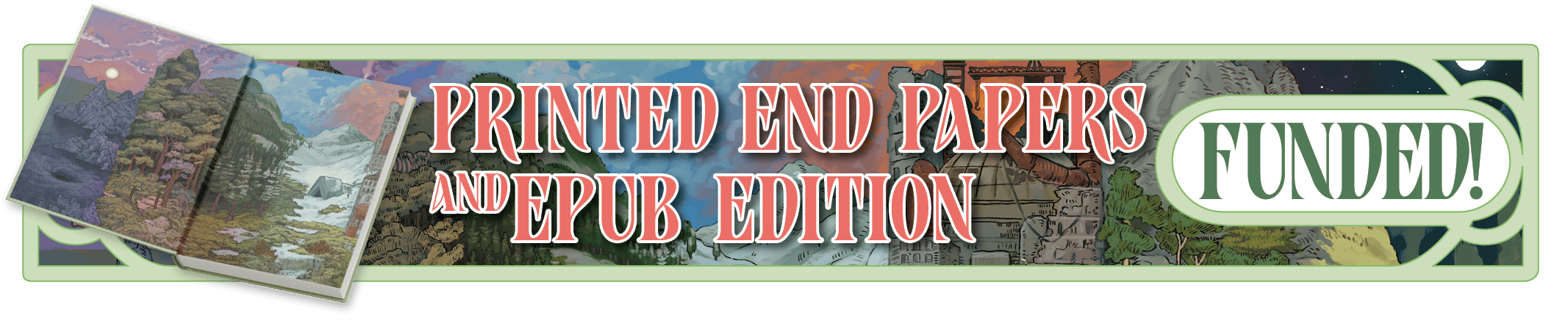 Printed End Papers and ePub Edition - 