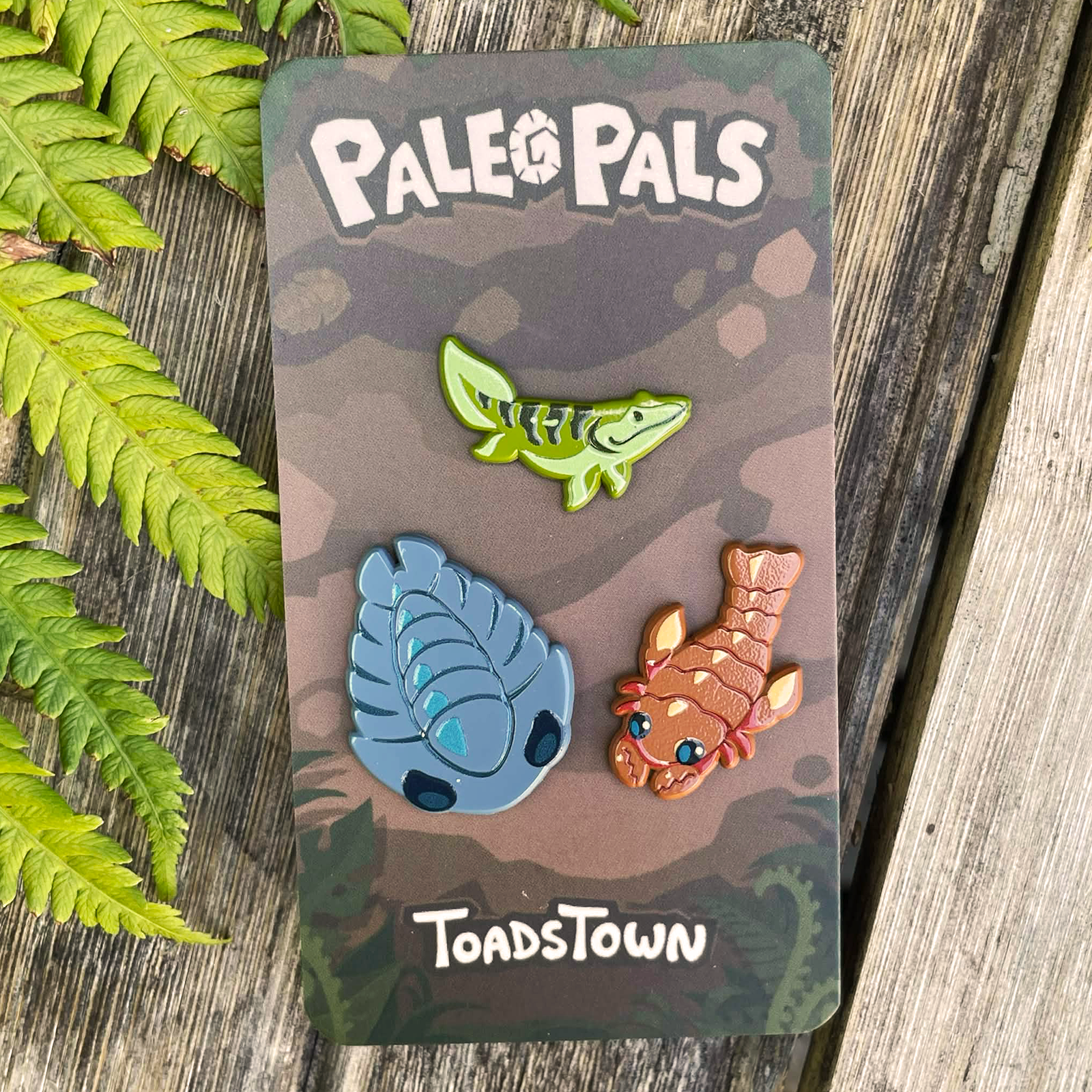 Set of 3 Devonian Mini Pins