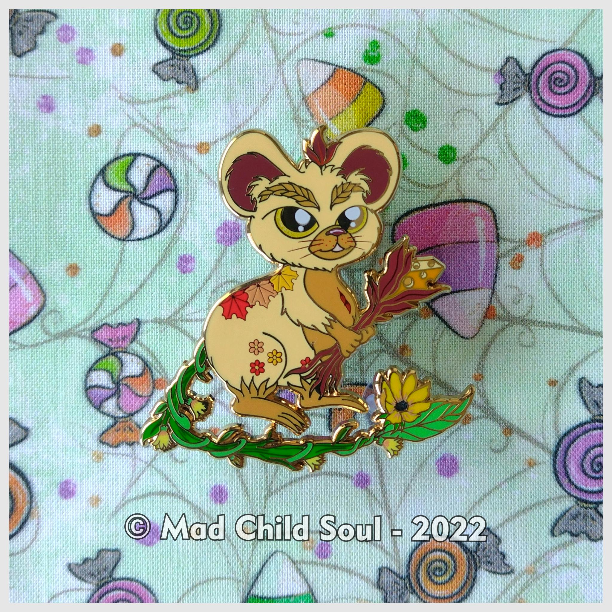 1x PIN : Ginger Mouse (EL 30)