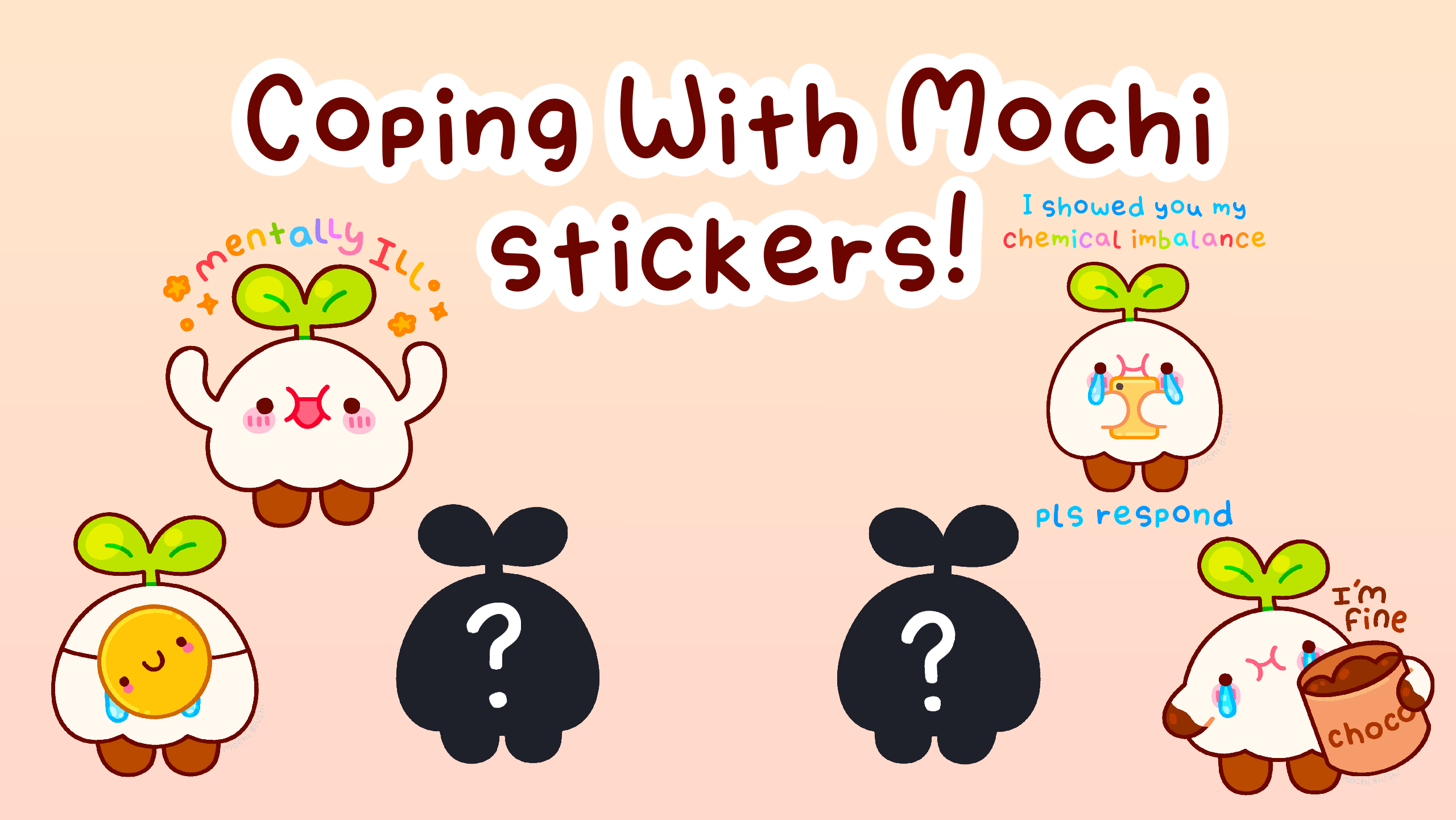 Coping With Mochi Stickers
