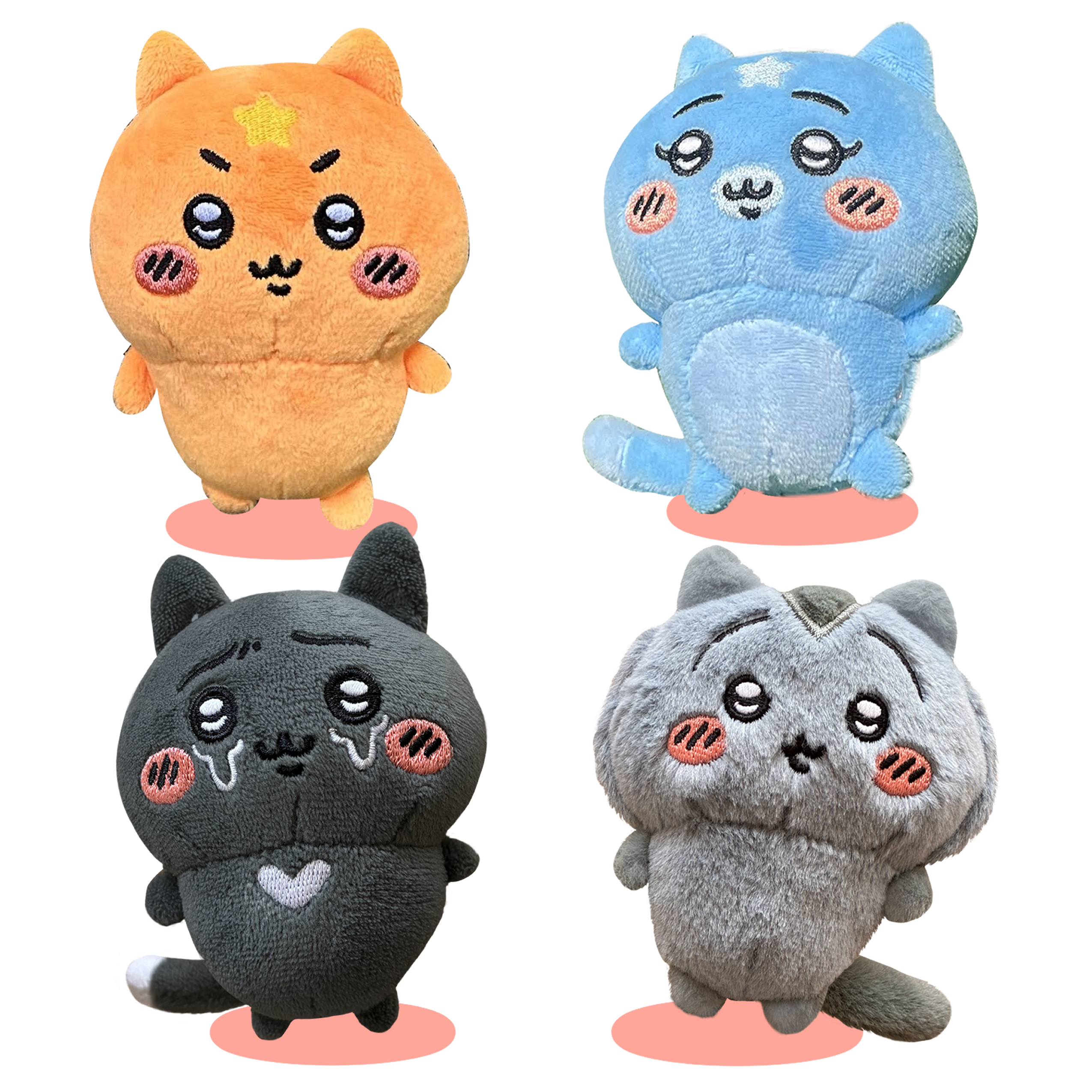 Four ChiiWarrior Plush