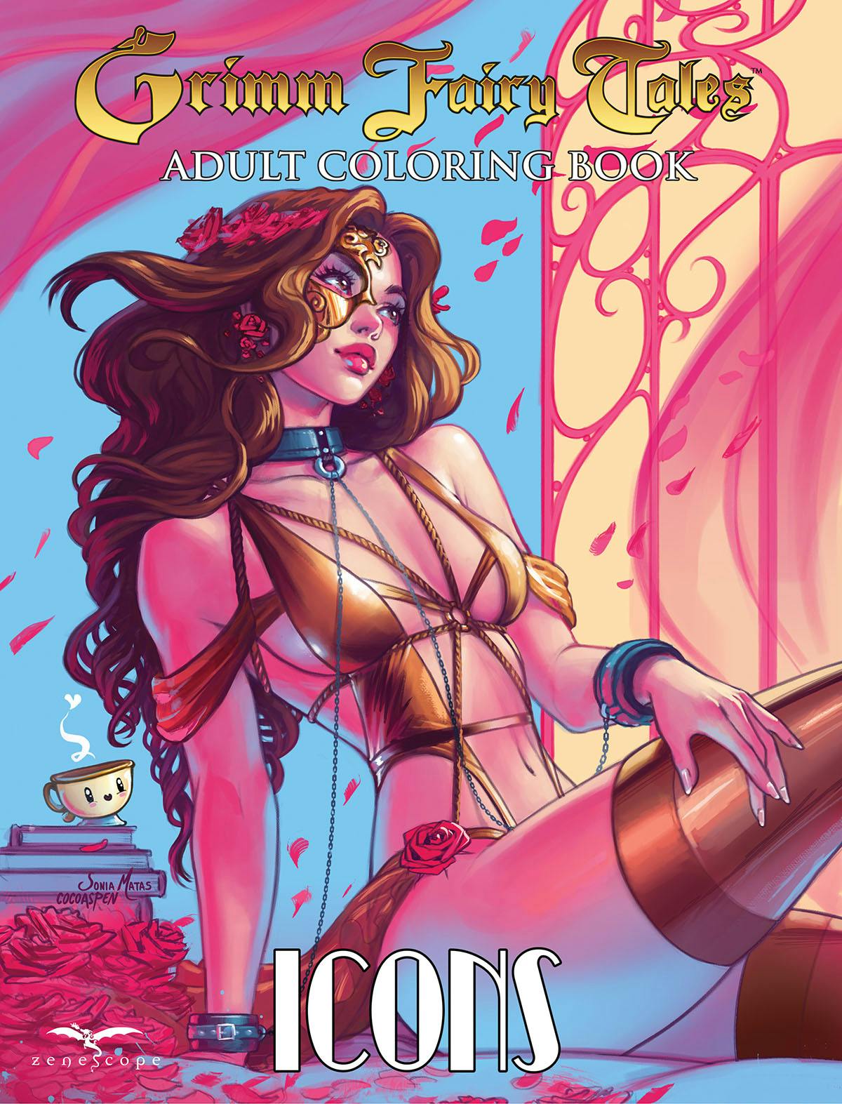 Grimm Fairy Tales Adult Coloring Book: ICONS