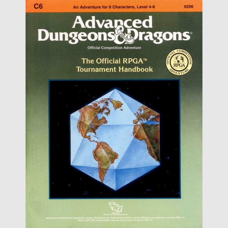 C6: The Official RPGA Tournament Handbook (March 1987)