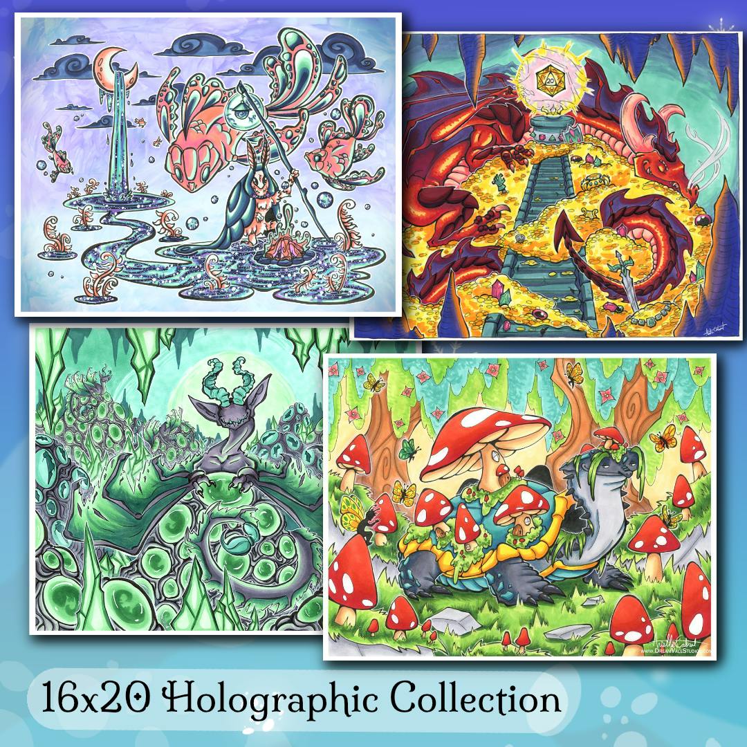 The Whole Portfolio - 16x20 Holographic Prints