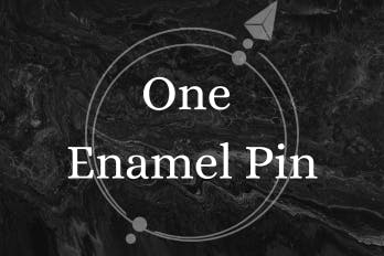 One enamel pin