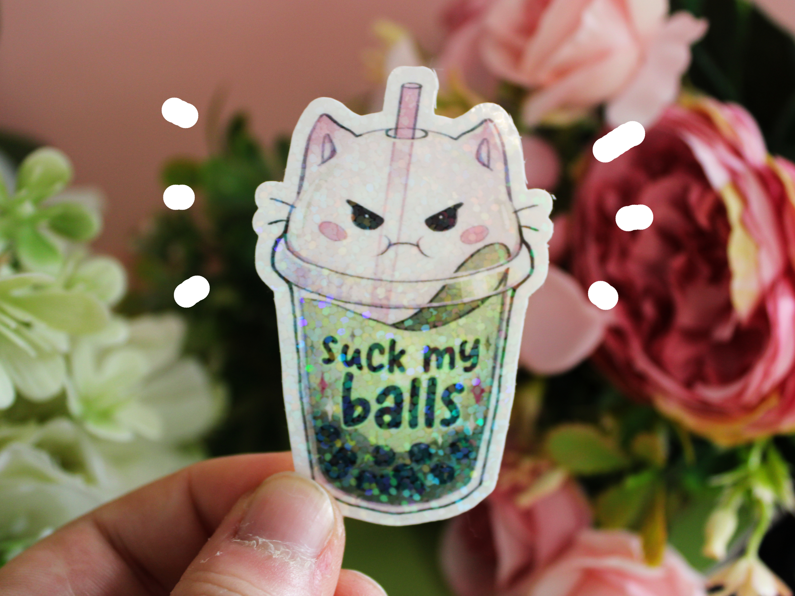 Sticker: S*ck my balls