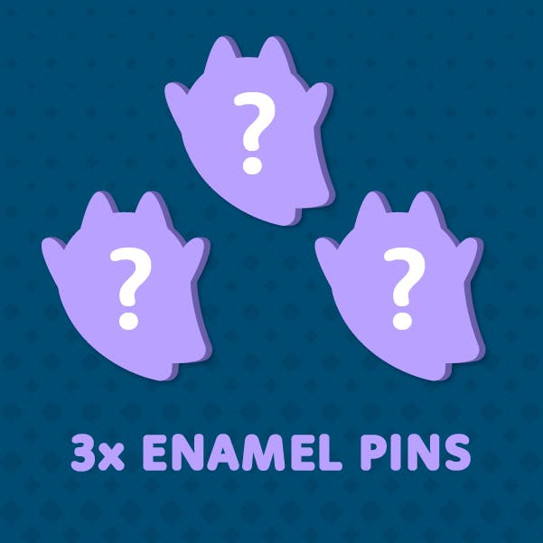 Ghostly Trifecta - Three Enamel Pins