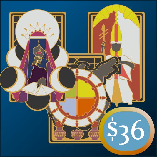 The Stained Glass Tarot Set