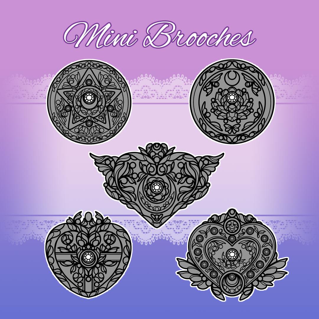 Mini Brooch Set Add-on