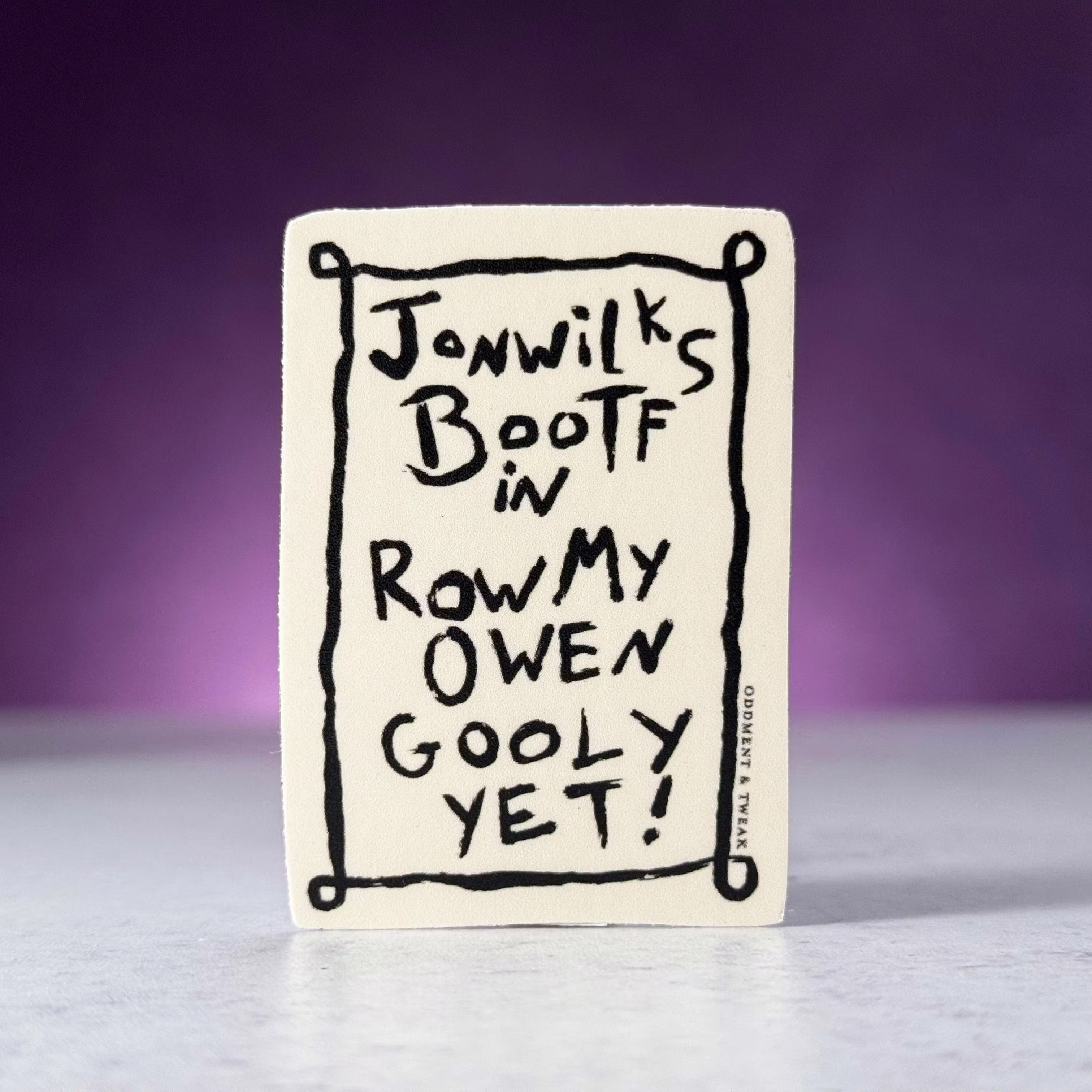 John Wilkes Booth Poster Sticker