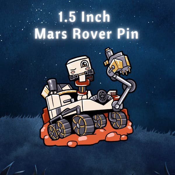 Mars Rover Pin