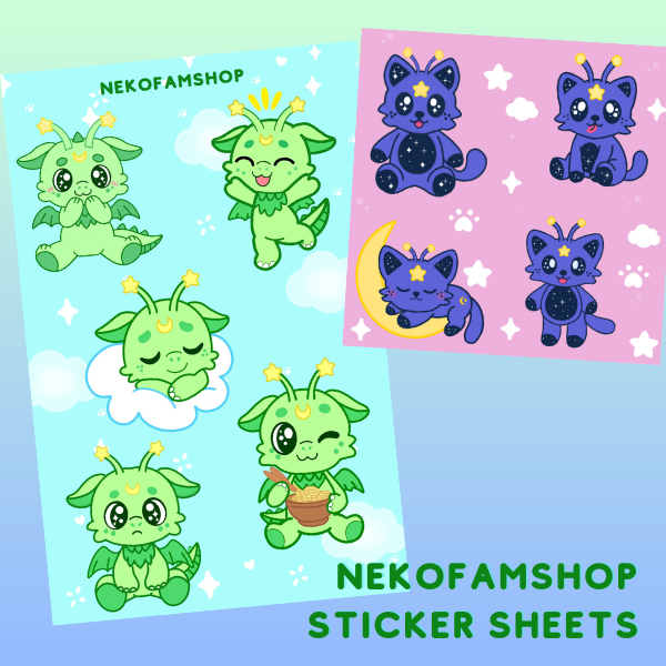 2 Sticker Sheets